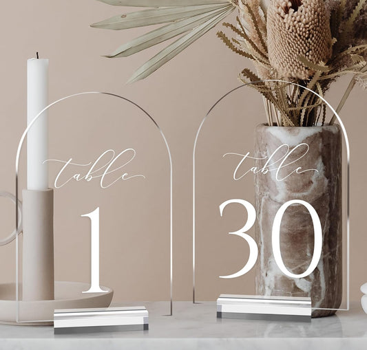 Acrylic Table Numbers