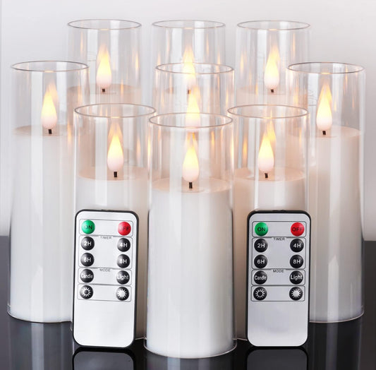 Battery Operated Pillar Candles Rental