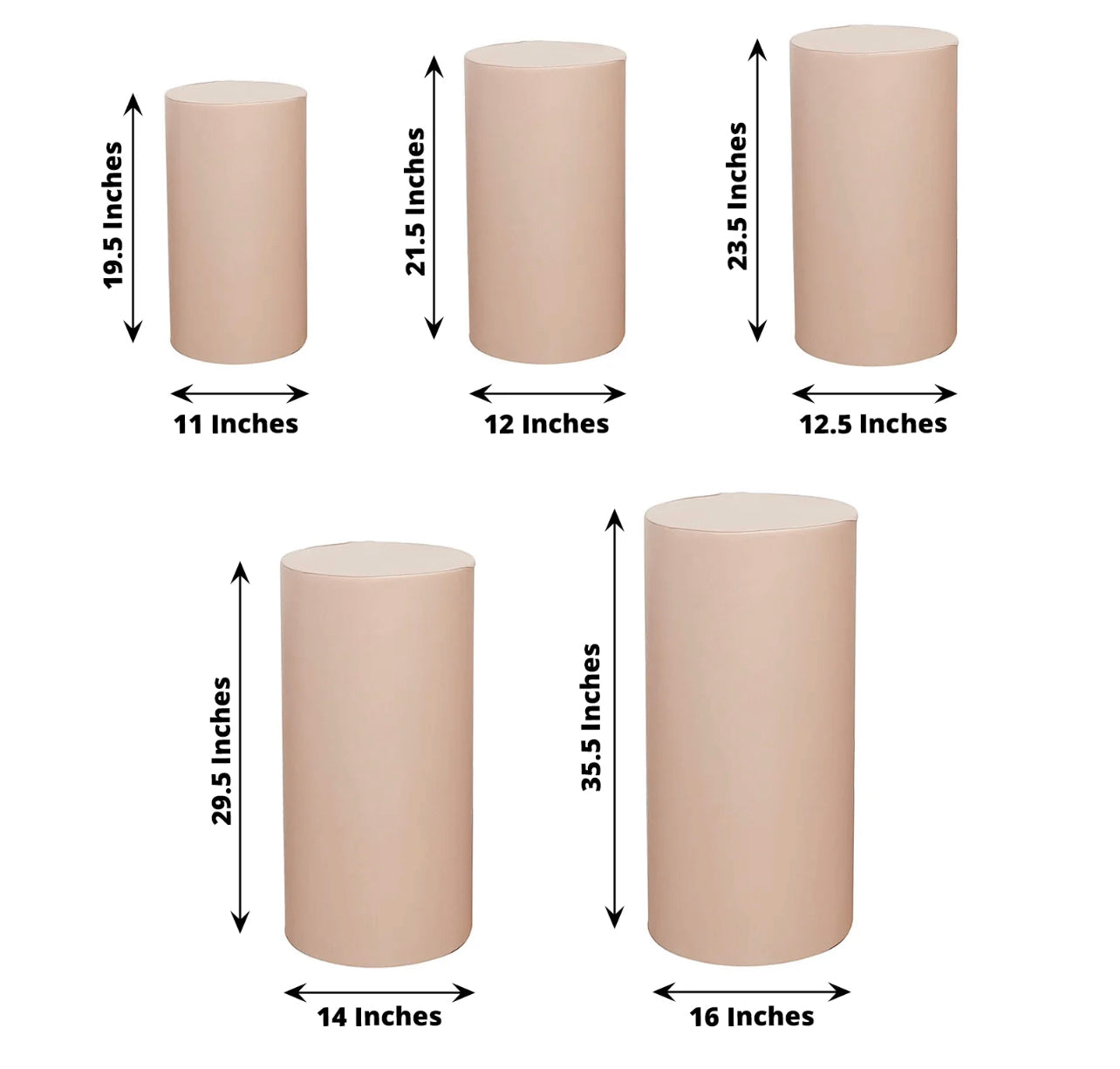 3pc Pedestal Cover Rental