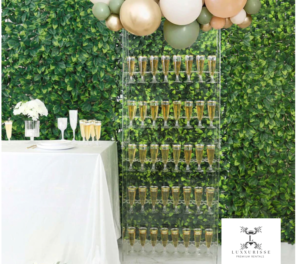 40 Glass Champagne Tower